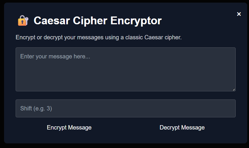 Caesar Cipher